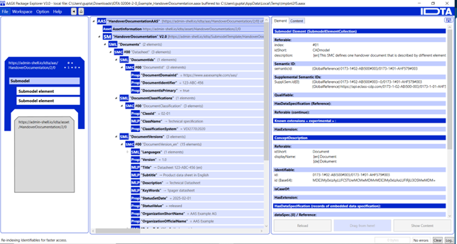 AASX Package Explorer Interface